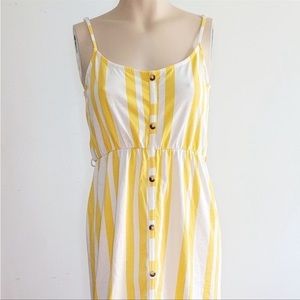 Asos Striped Spaghetti Strap Dress